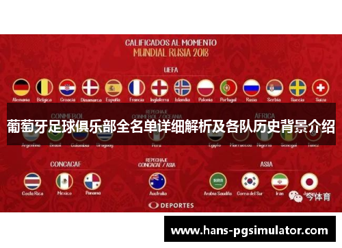 葡萄牙足球俱乐部全名单详细解析及各队历史背景介绍