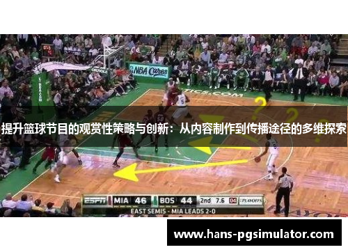 提升篮球节目的观赏性策略与创新:从内容制作到传播途径的多维探索 提升篮球节目的观赏性策略与创新:从内容制作到传播途径的多维探索