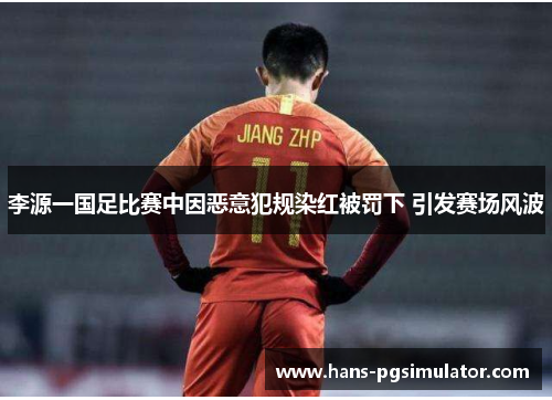李源一国足比赛中因恶意犯规染红被罚下 引发赛场风波 李源一国足比赛中因恶意犯规染红被罚下 引发赛场风波